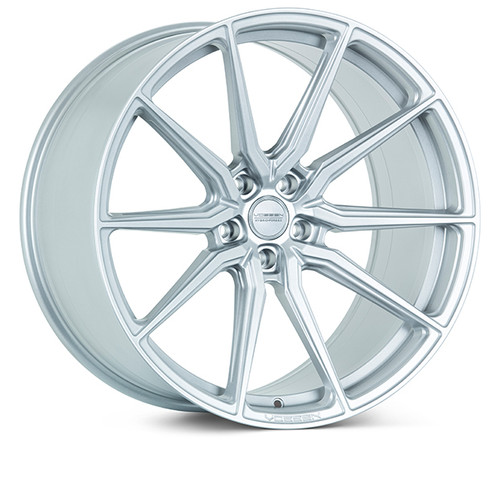 Vossen Hf3 Wheels Rims 22x9.5 Blank Custom Drilled Silver Polished 21mm | HF3-22X950+21-F-SIL