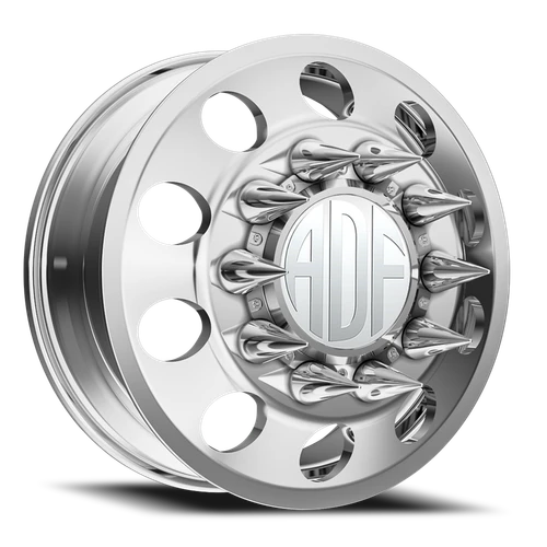 Adf Classic Dually Wheel 24x8.25 8x165.1 Polished 144mm - FREE T-SHIRT INCLUDED! | D101PP248222+144