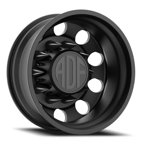 Adf Classic Dually Wheel 24x8.25 8x170 Satin Black -167mm - FREE T-SHIRT INCLUDED! | D101SB248223-167