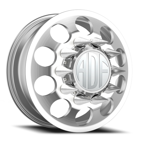 Adf Big Mac Dually - Wheel 22x8.25 8x165.1 Brushed 144mm - FREE T-SHIRT INCLUDED! | D102BR228220+144