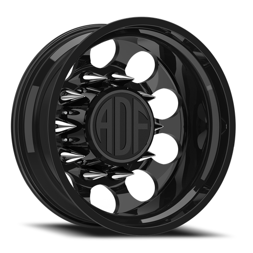 Adf Big Mac Dually - Wheel 24x8.25 8x165.1 Gloss Black -167mm - FREE T-SHIRT INCLUDED! | D102GB248220-167