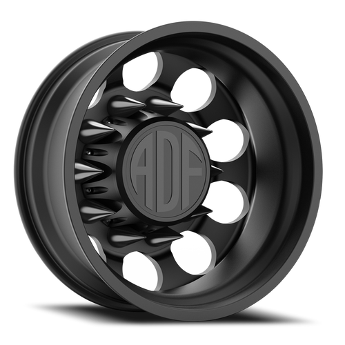 Adf Big Mac Dually Wheel 20x8.25 8x200 Satin Black -167mm - FREE T-SHIRT INCLUDED! | D102SB208225-167
