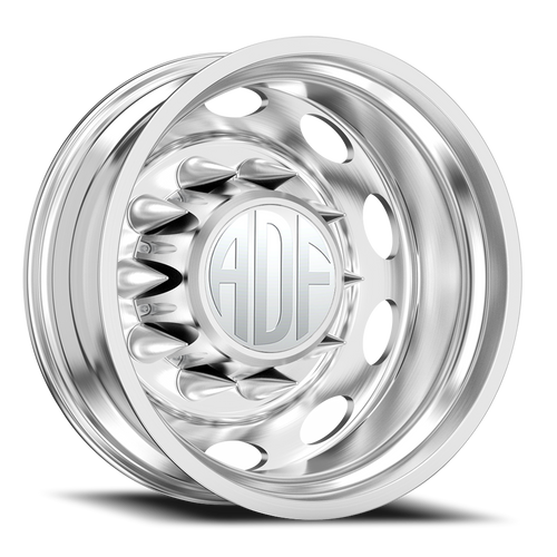 Adf Peterson Dually Wheel 24x8.25 8x170 Brushed -167mm - FREE T-SHIRT INCLUDED! | D103BR248223-167