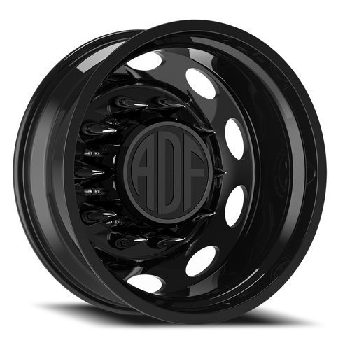 Adf Peterson Dually Wheel 20x8.25 8x210 Gloss Black -167mm - FREE T-SHIRT INCLUDED! | D103GB208226-167