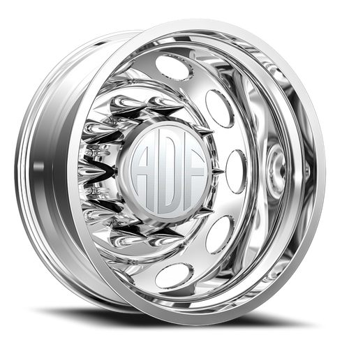 Adf Peterson Dually Wheel 22x8.25 8x170 Polished -167mm - FREE T-SHIRT INCLUDED! | D103PP228223-167