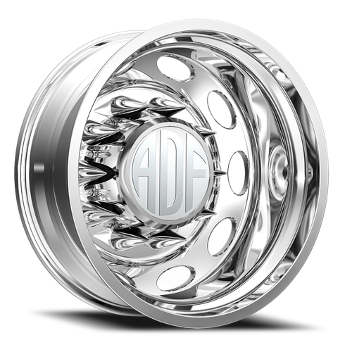 Adf Peterson Dually Wheel - 24x8.25 8x165.1 Polished -167mm - FREE T-SHIRT INCLUDED! | D103PP248221-167