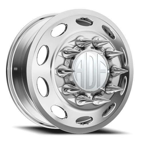 Adf Peterson Dually Wheel 24x8.25 8x200 Polished 144mm - FREE T-SHIRT INCLUDED! | D103PP248225+144
