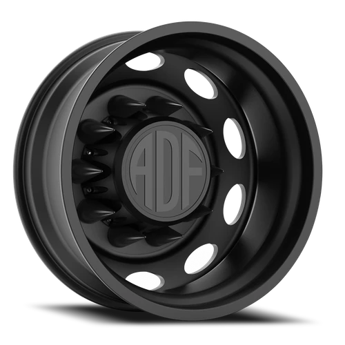 Adf Peterson Dually Wheel 22x8.25 8x165.1 Satin Black -167mm - FREE T-SHIRT INCLUDED! | D103SB228222-167