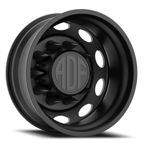 Adf Peterson Dually Wheel 22x8.25 10x225 Satin Black -167mm - FREE T-SHIRT INCLUDED! | D103SB228227-167
