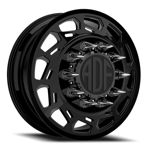 Adf Payload Right Dually Wheel 28x8.25 8x170 Gloss Black 132mm - FREE T-SHIRT INCLUDED! - MINIMUM PURCHASE OF 4 WHEELS | D201GB288223+132R
