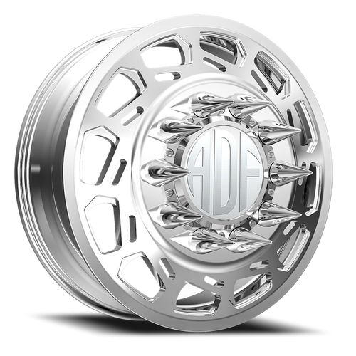 Adf - Payload Right Dually Wheel 22x8.25 8x165.1 Polished 144mm - FREE T-SHIRT INCLUDED! | D201PP228221+144R