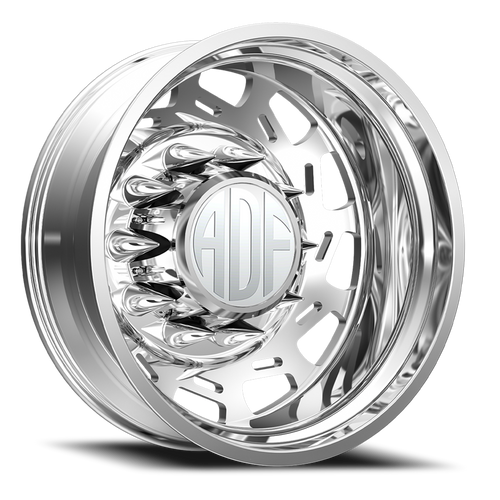 Adf - Payload Right Dually Wheel 28x8.25 8x165.1 Polished -156mm - FREE T-SHIRT INCLUDED! - MINIMUM PURCHASE OF 4 WHEELS | D201PP288221-156R