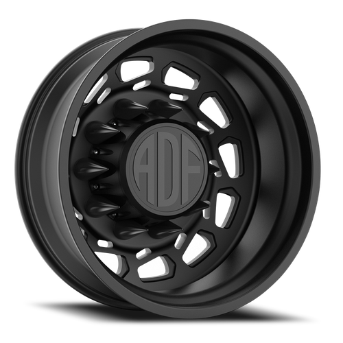 Adf Payload Right Dually Wheel - 28x8.25 8x165.1 Satin Black -156mm - FREE T-SHIRT INCLUDED! - MINIMUM PURCHASE OF 4 WHEELS | D201SB288220-156R