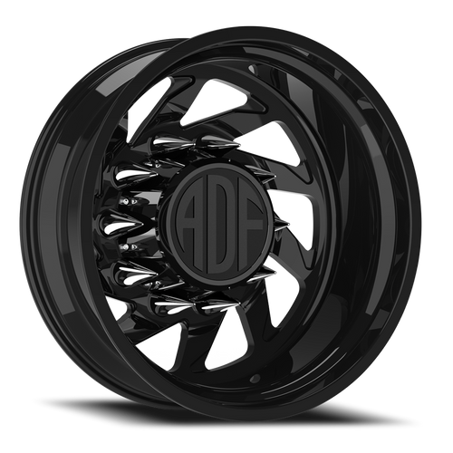 Adf Contractor Right Dually Wheel 20x8.25 8x210 Gloss Black -167mm - FREE T-SHIRT INCLUDED! | D203GB208226-167R