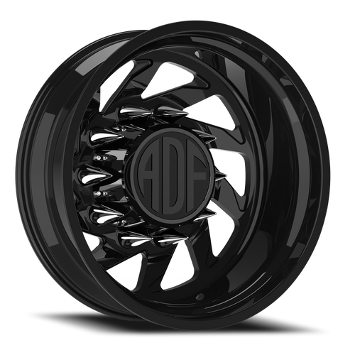 Adf Contractor Right Dually Wheel 22x8.25 8x210 Gloss Black -167mm - FREE T-SHIRT INCLUDED! | D203GB228226-167R