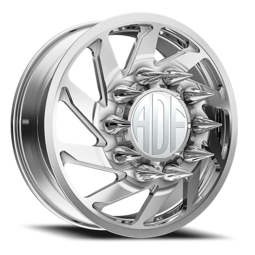Adf Contractor Right Dually Wheel 24x8.25 8x210 Polished 144mm - FREE T-SHIRT INCLUDED! | D203PP248226+144R