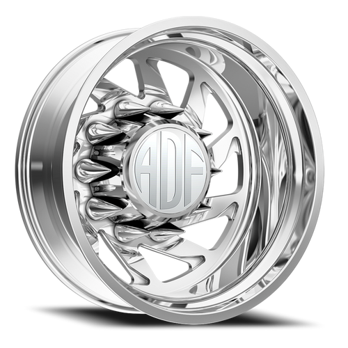 Adf Contractor Right Dually Wheel 28x8.25 8x170 Polished -156mm - FREE T-SHIRT INCLUDED! - MINIMUM PURCHASE OF 4 WHEELS | D203PP288223-156R