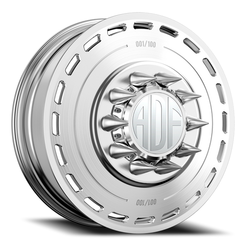 Adf Ltd Dually - Wheel 26x8.25 8x165.1 Brushed 132mm - FREE T-SHIRT INCLUDED! - MINIMUM PURCHASE OF 4 WHEELS | D204BR268220+132