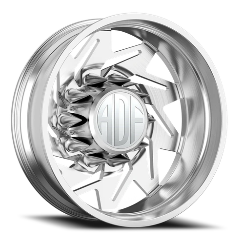 Adf Flex Right Dually Wheel 20x8.25 8x170 Brushed -167mm - FREE T-SHIRT INCLUDED! | D205BR208223-167R