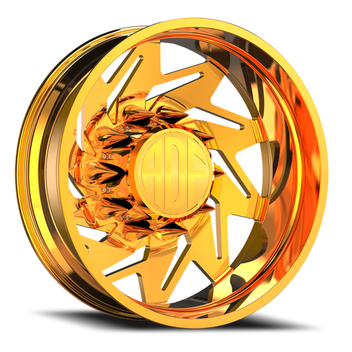 Adf Flex Right Dually Wheel 22x8.25 8x200 24K Gold -167mm - FREE T-SHIRT INCLUDED! | D205GD228225-167R