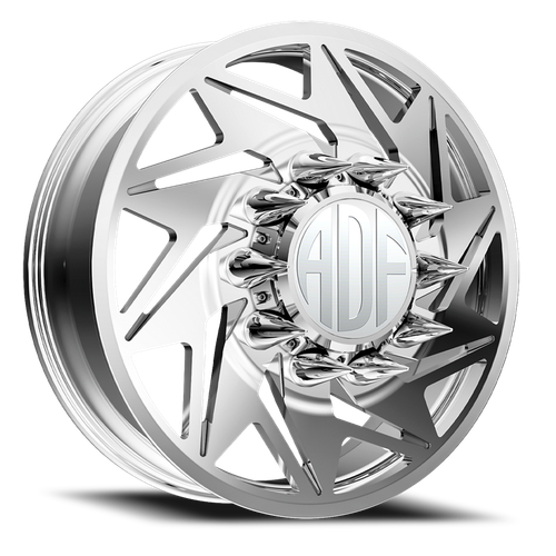 Adf Flex Right Dually Wheel 20x8.25 8x210 Polished 144mm - FREE T-SHIRT INCLUDED! | D205PP208226+144R