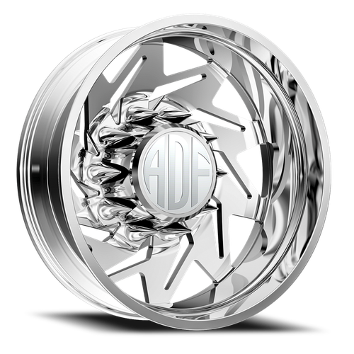 Adf Flex Left Dually Wheel 22x8.25 8x165.1 Polished -167mm - FREE T-SHIRT INCLUDED! | D205PP228222-167L