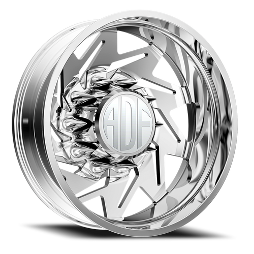 Adf Flex Right Dually Wheel 26x8.25 8x165.1 Polished -156mm - FREE T-SHIRT INCLUDED! - MINIMUM PURCHASE OF 4 WHEELS | D205PP268222-156R