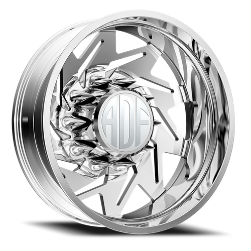 Adf - Flex Right Dually Wheel 28x8.25 8x165.1 Polished -156mm - FREE T-SHIRT INCLUDED! - MINIMUM PURCHASE OF 4 WHEELS | D205PP288221-156R