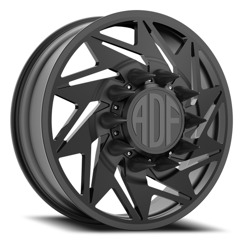 Adf Flex Left Dually Wheel 20x8.25 8x165.1 Satin Black 144mm. - FREE T-SHIRT INCLUDED! | D205SB208221+144L