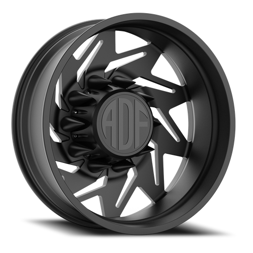 Adf Flex Right Dually Wheel 20x8.25 8x200 Satin Black -167mm - FREE T-SHIRT INCLUDED! | D205SB208225-167R