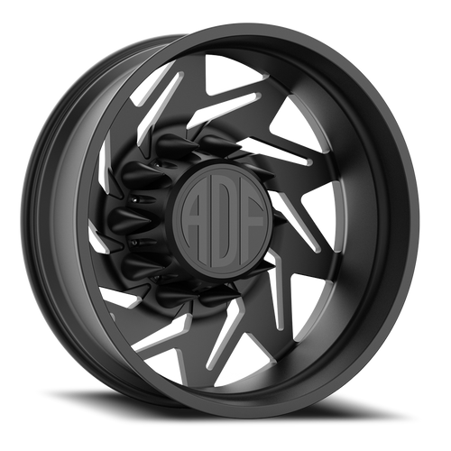 Adf - Flex Right Dually Wheel 24x8.25 8x165.1 Satin Black -167mm - FREE T-SHIRT INCLUDED! | D205SB248221-167R