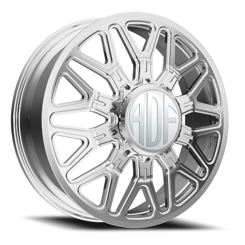 Adf Sportsman Dually Wheel 20x8.25 10x225 Polished 144mm - FREE T-SHIRT INCLUDED! | D301PP208227+144