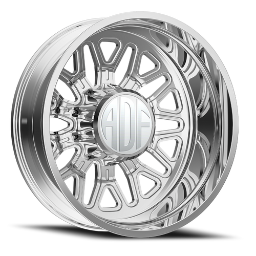 Adf Sportsman Dually Wheel - 22x8.25 8x165.1 Polished -167mm - FREE T-SHIRT INCLUDED! | D301PP228221-167