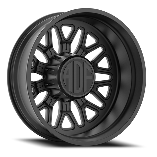 Adf Sportsman Dually Wheel 22x8.25 8x200 Satin Black -167mm - FREE T-SHIRT INCLUDED! | D301SB228225-167