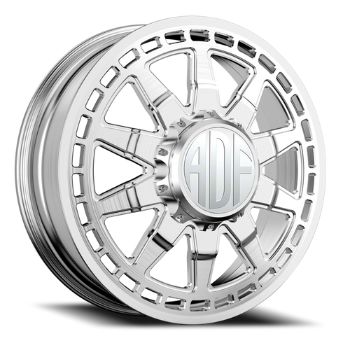 Adf Taladega Dually Wheel 28x8.25 8x170 Brushed 132mm - FREE T-SHIRT INCLUDED! - MINIMUM PURCHASE OF 4 WHEELS | D302BR288223+132