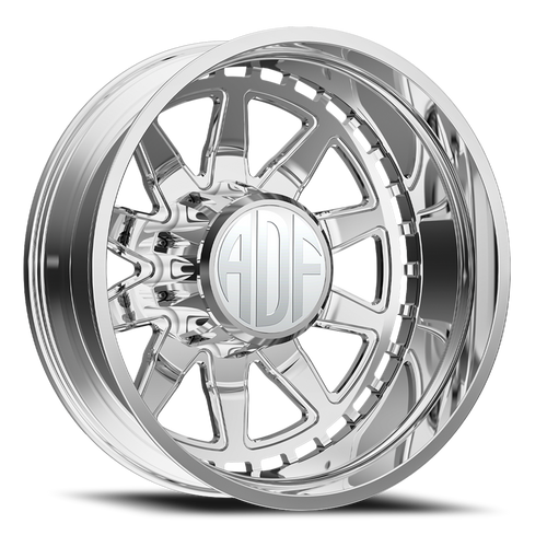 Adf Taladega Dually Wheel 20x8.25 8x200 Polished -167mm - FREE T-SHIRT INCLUDED! | D302PP208225-167