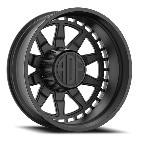 Adf Taladega Dually Wheel 26x8.25 8x210 Satin Black -156mm - FREE T-SHIRT INCLUDED! - MINIMUM PURCHASE OF 4 WHEELS | D302SB268226-156