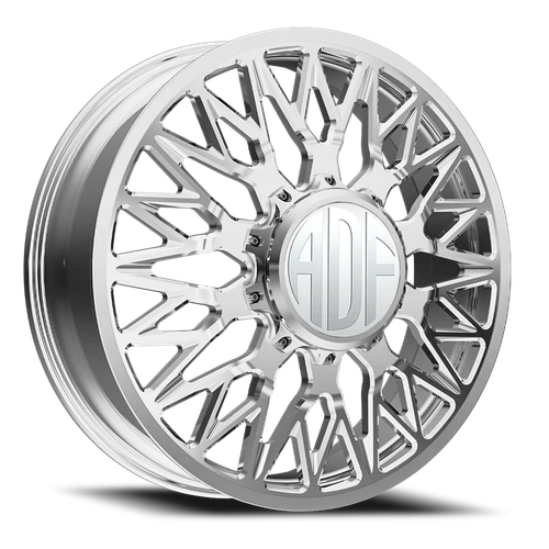 Adf Techno Mesh Dually - Wheel 20x8.25 8x165.1 Polished 144mm - FREE T-SHIRT INCLUDED! | D303PP208220+144