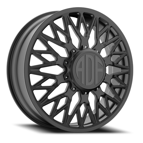 Adf Techno Mesh Dually Wheel 20x8.25 10x225 Satin Black 144mm - FREE T-SHIRT INCLUDED! | D303SB208227+144
