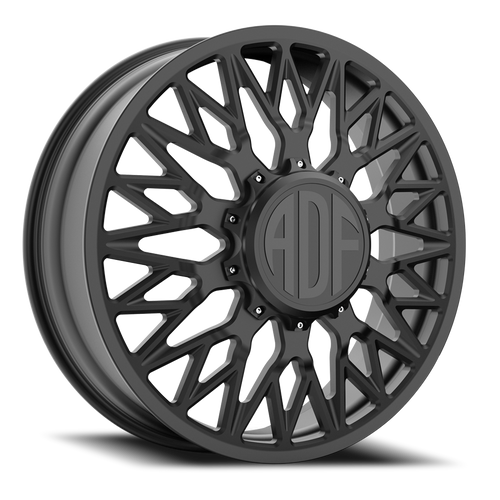 Adf Techno Mesh Dually Wheel 28x8.25 8x210 Satin Black 132mm - FREE T-SHIRT INCLUDED! - MINIMUM PURCHASE OF 4 WHEELS | D303SB288226+132