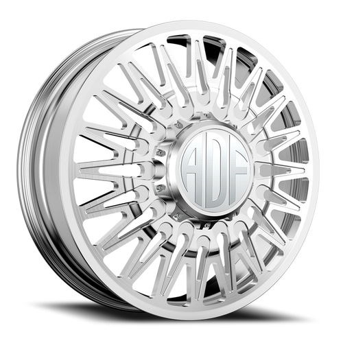 Adf Bobtail Dually Wheel 20x8.25 8x170 Brushed 144mm - FREE T-SHIRT INCLUDED! | D304BR208223+144