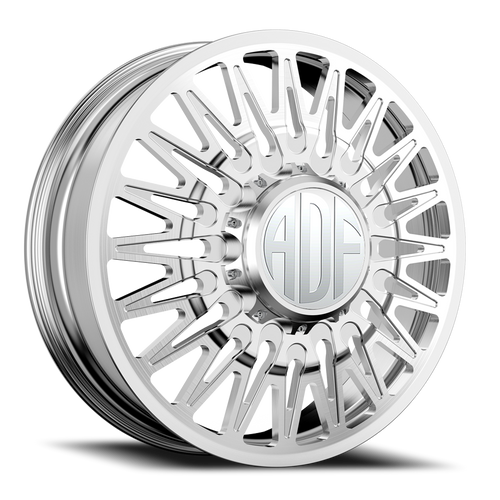 Adf Bobtail Dually Wheel 22x8.25 8x170 Brushed 144mm - FREE T-SHIRT INCLUDED! | D304BR228223+144