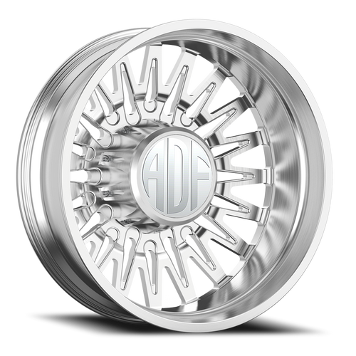 Adf Bobtail Dually Wheel 22x8.25 8x170 Brushed -167mm - FREE T-SHIRT INCLUDED! | D304BR228223-167