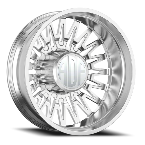 Adf Bobtail Dually Wheel 22x8.25 8x200 Brushed -167mm - FREE T-SHIRT INCLUDED! | D304BR228225-167
