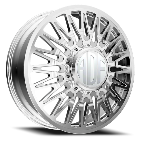 Adf Bobtail Dually Wheel 22x8.25 8x210 Polished 144mm - FREE T-SHIRT INCLUDED! | D304PP228226+144