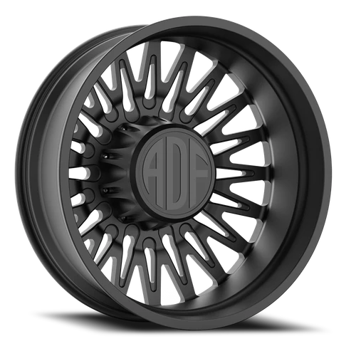 Adf Bobtail Dually Wheel 20x8.25 8x210 Satin Black -167mm - FREE T-SHIRT INCLUDED! | D304SB208226-167