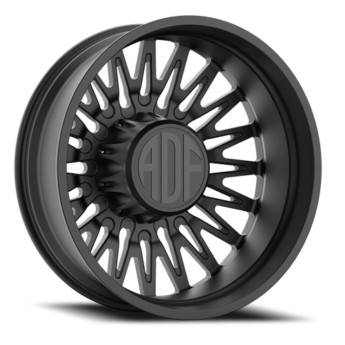 Adf Bobtail Dually Wheel 22x8.25 8x200 Satin Black -167mm - FREE T-SHIRT INCLUDED! | D304SB228225-167