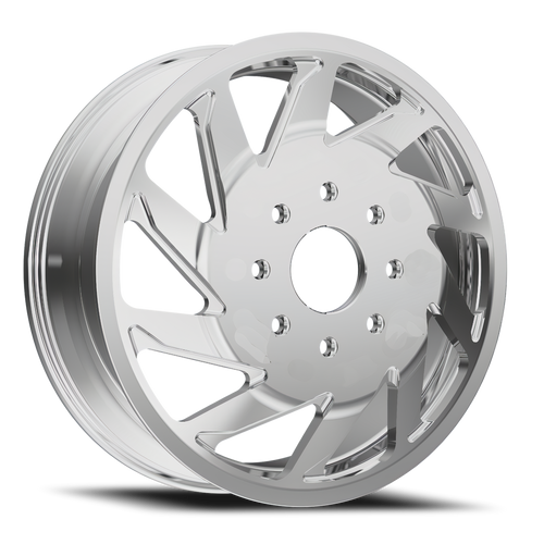 Adf Contractor Inner Left Dually Wheel 24x8.25 8x165.1 Raw 144mm. - FREE T-SHIRT INCLUDED! | I203RW248221+144L