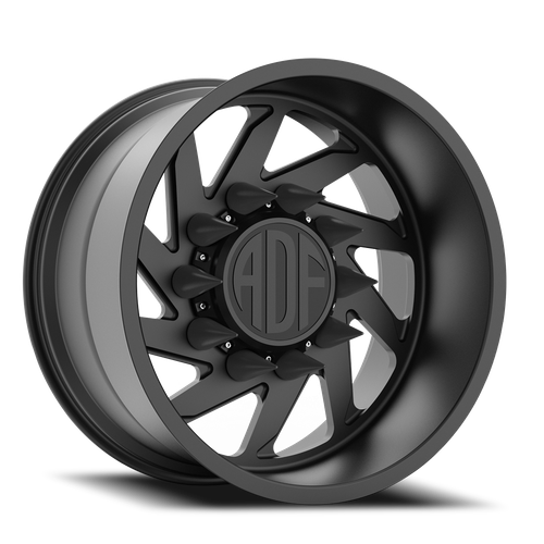 Adf Contractor Right Dually Wheel 22x12 8x210 Satin Black -40mm - FREE T-SHIRT INCLUDED! | S203SB221226-40R