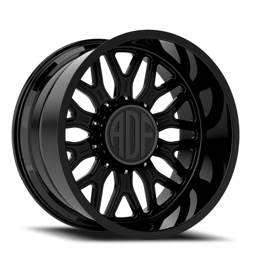 Adf Sportsman Dually Wheel 24x12 10x225 Gloss Black -40mm - FREE T-SHIRT INCLUDED! - MINIMUM PURCHASE OF 4 WHEELS | S301GB241227-40